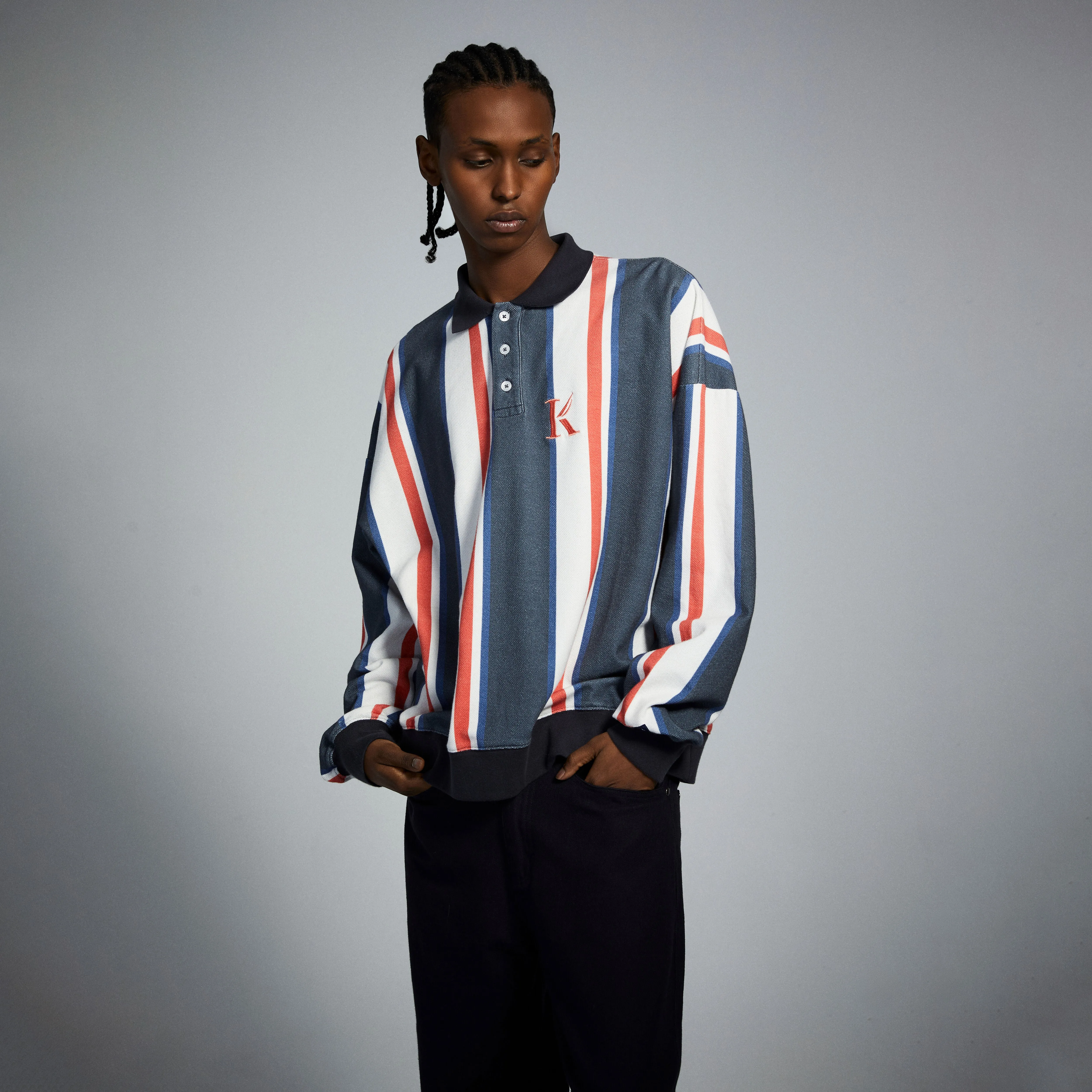 Nautica Mens Krost X Nautica Crew Rugby Shirt