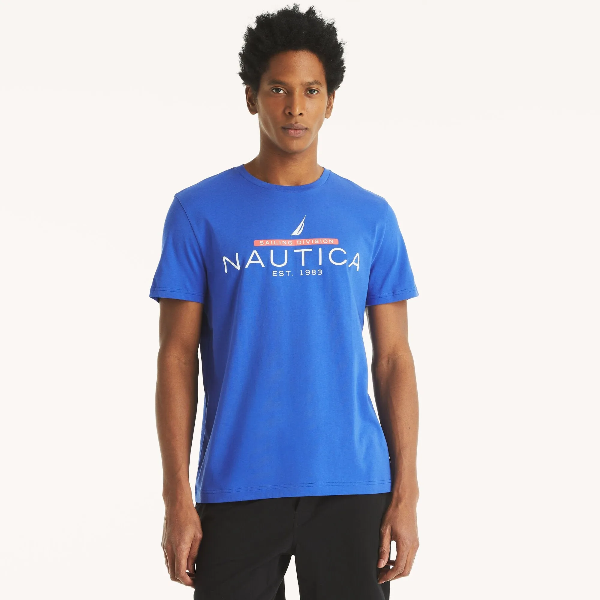 Nautica Mens Logo Graphic T-Shirt