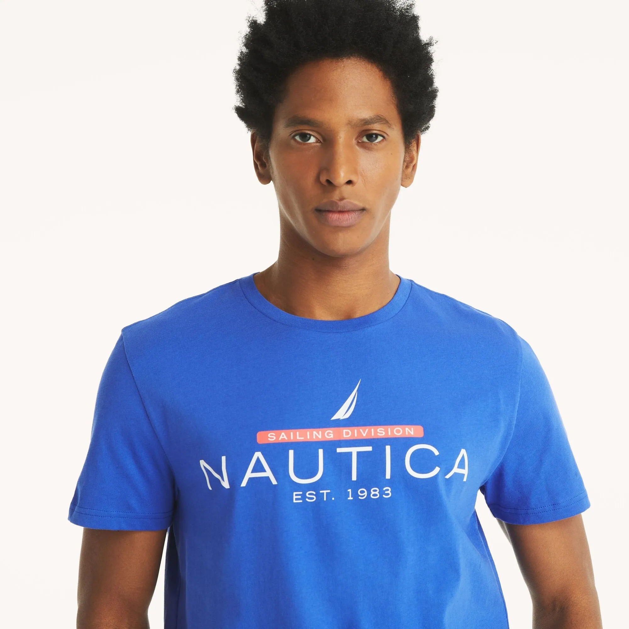 Nautica Mens Logo Graphic T-Shirt