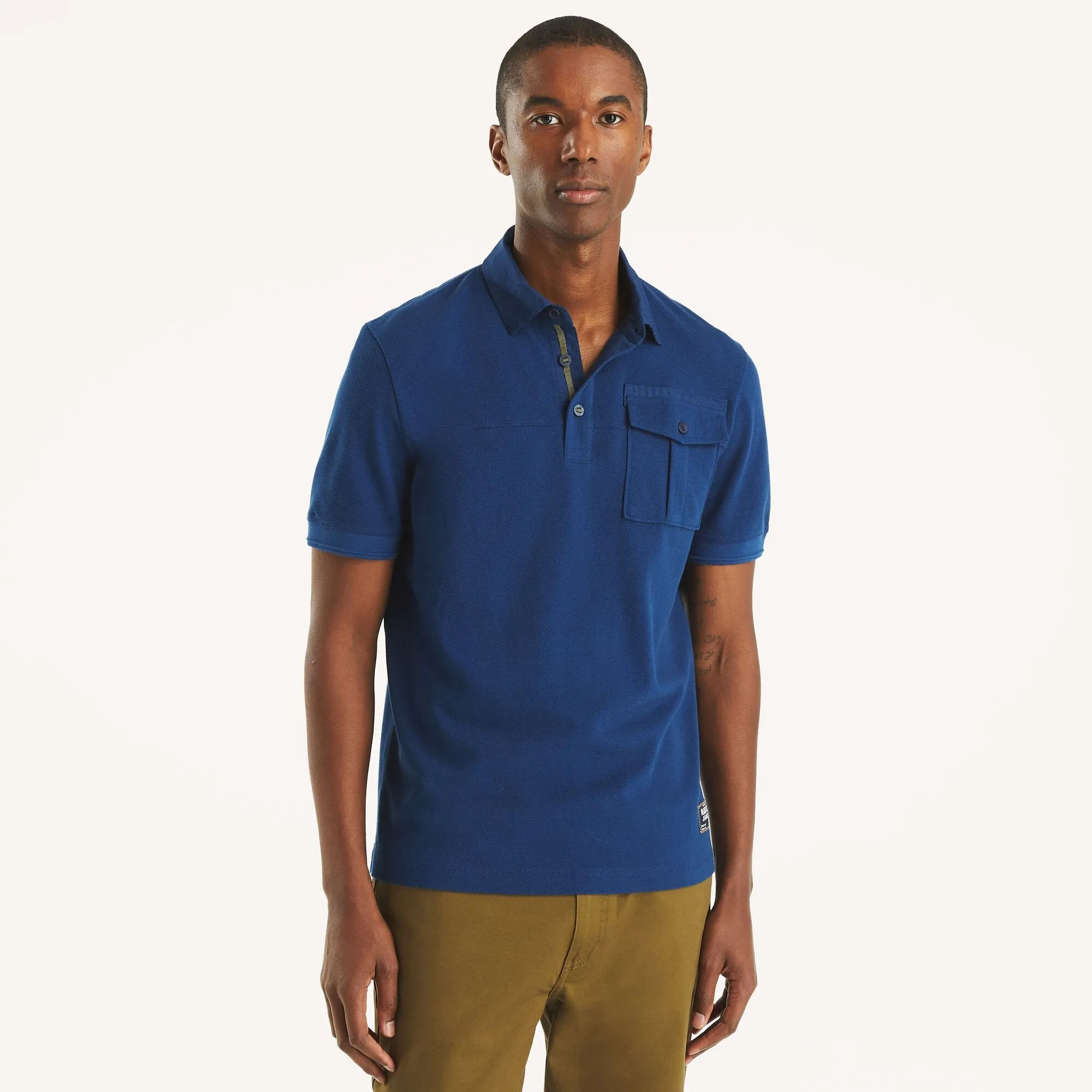 Nautica Mens Nautica Jeans Co. Classic Fit Polo