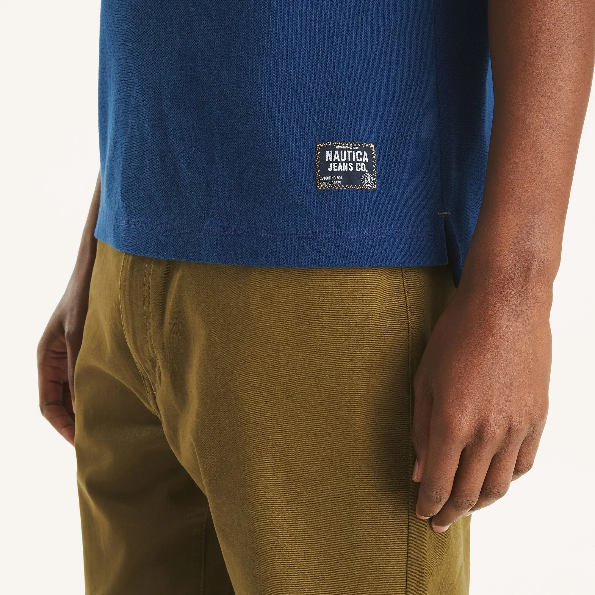 Nautica Mens Nautica Jeans Co. Classic Fit Polo