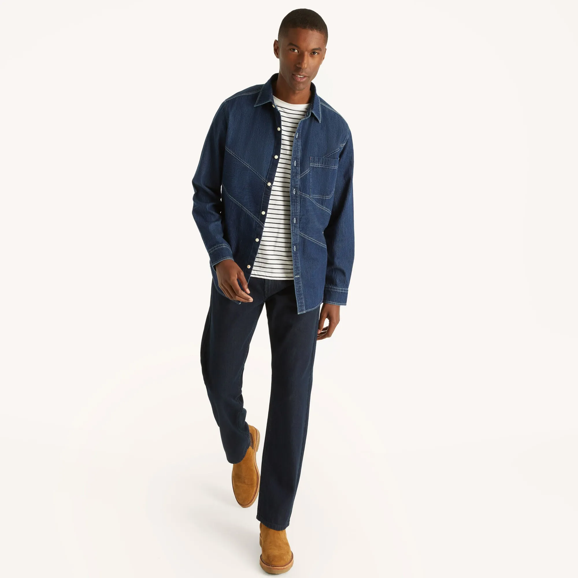 Nautica Mens Nautica Jeans Co. Denim Shirt