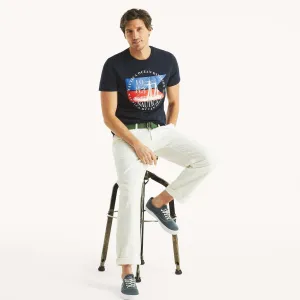 Nautica Mens Ocean Division Graphic T-Shirt