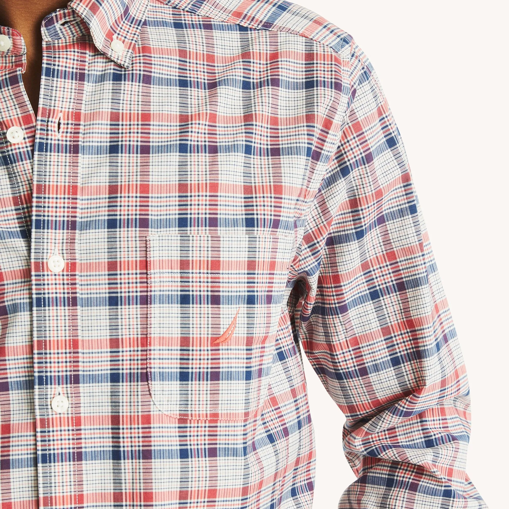 Nautica Mens Plaid Shirt