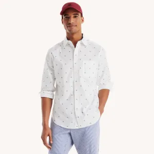 Nautica Mens Printed Oxford Shirt