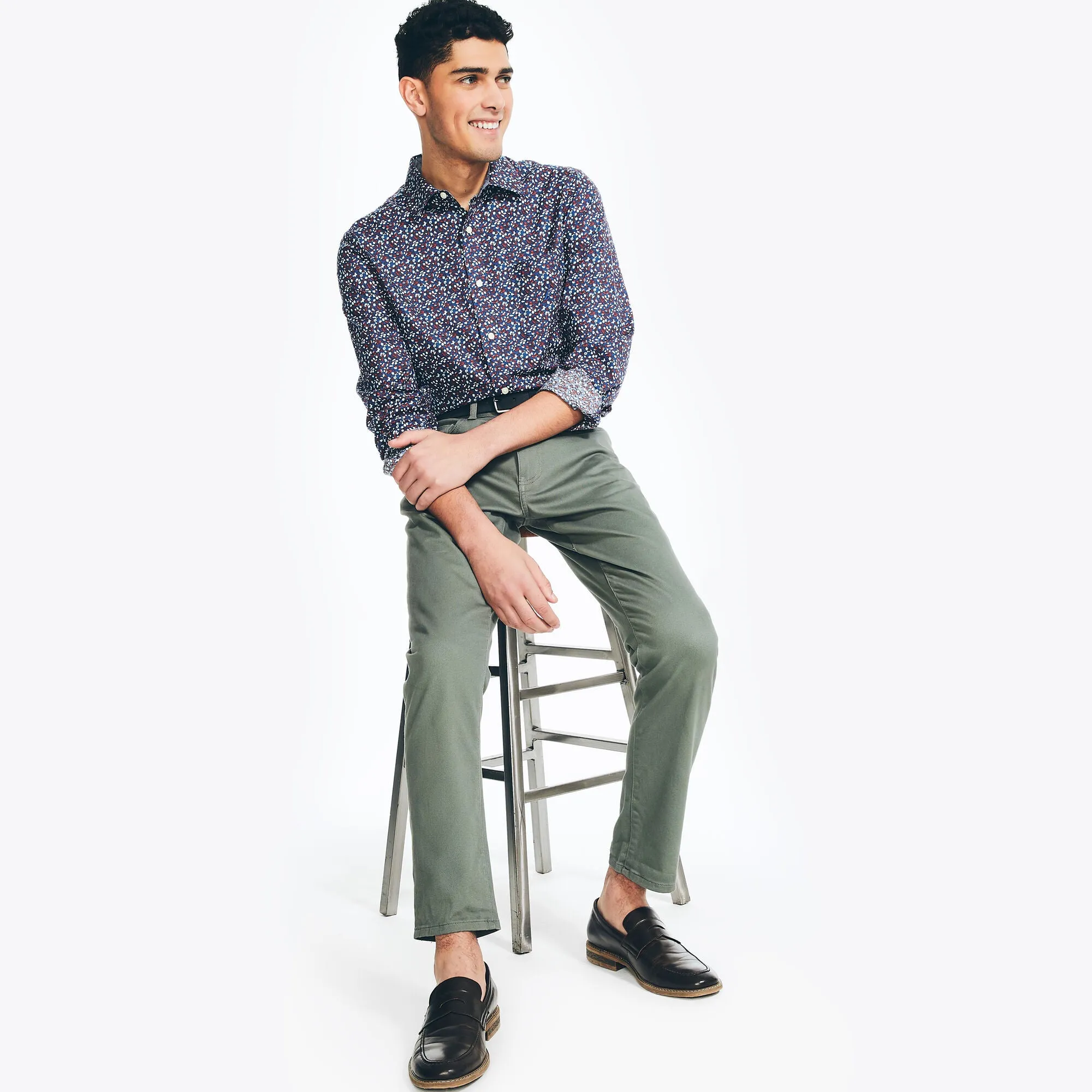 Nautica Mens Printed Shirt