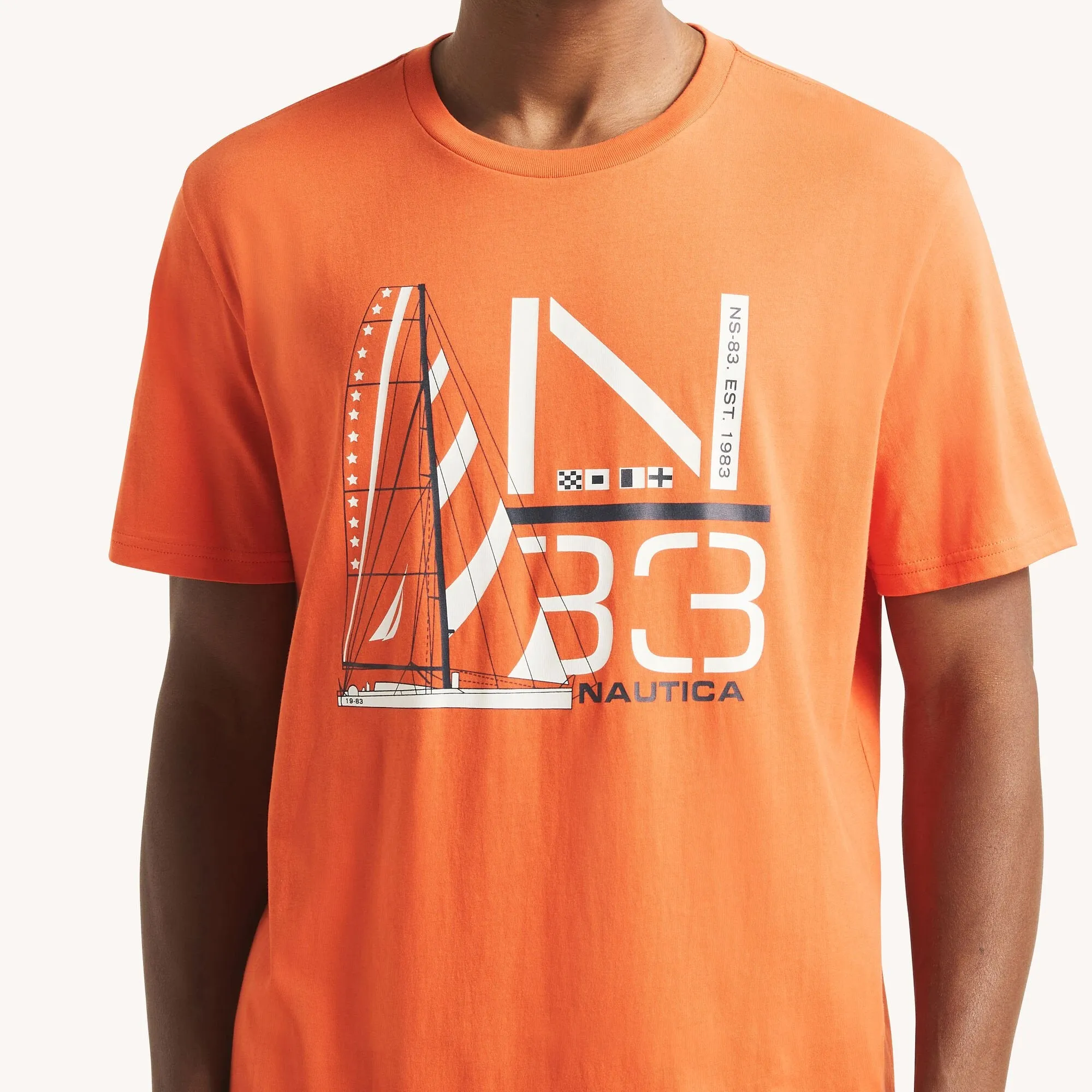 Nautica Mens Sailboat Sleep T-Shirt