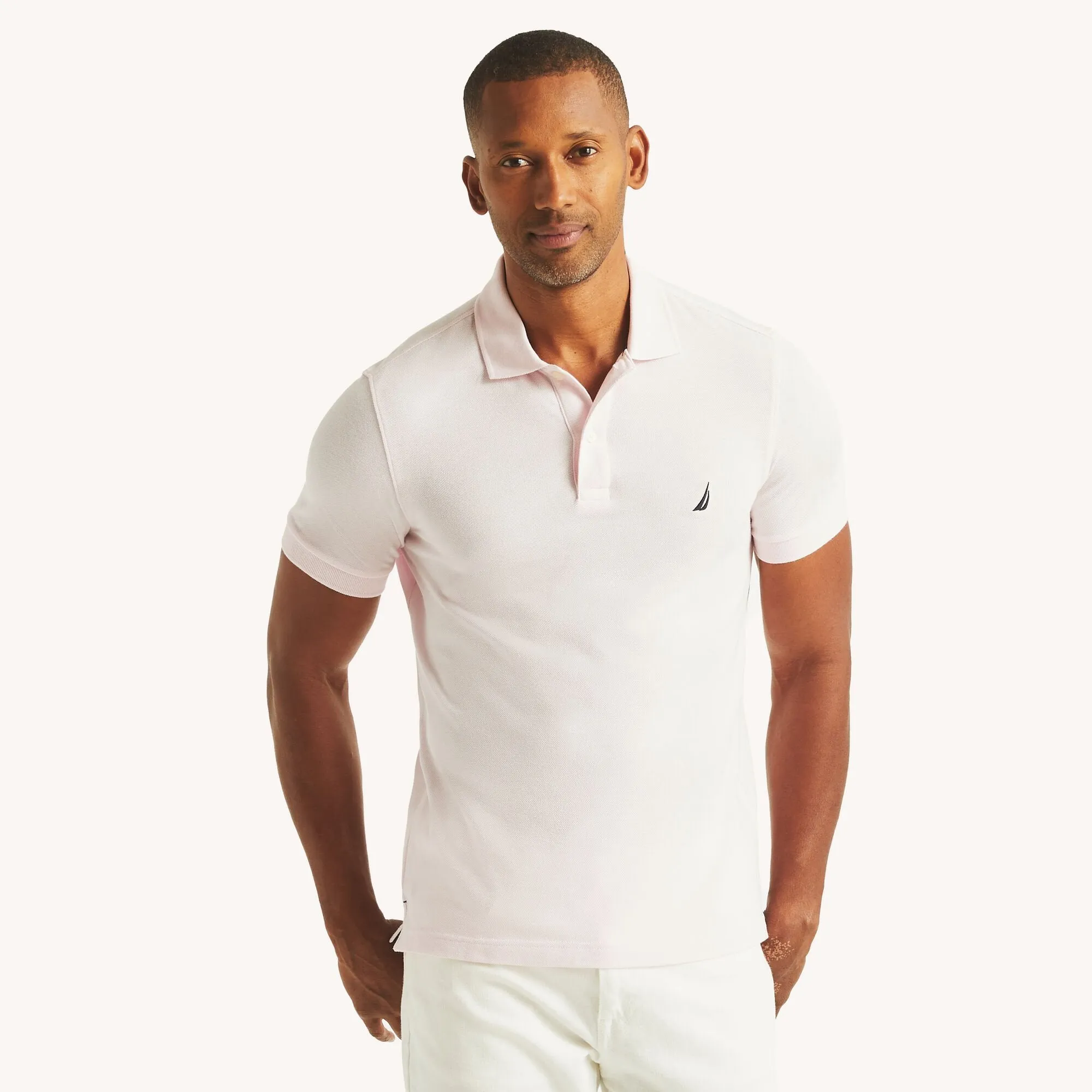 Nautica Mens Slim Fit Deck Polo