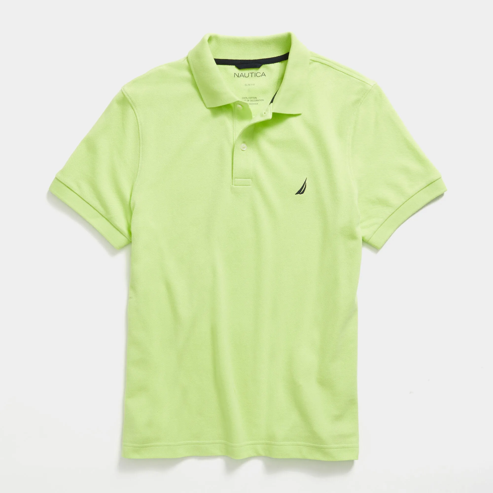 Nautica Mens Slim Fit Deck Polo