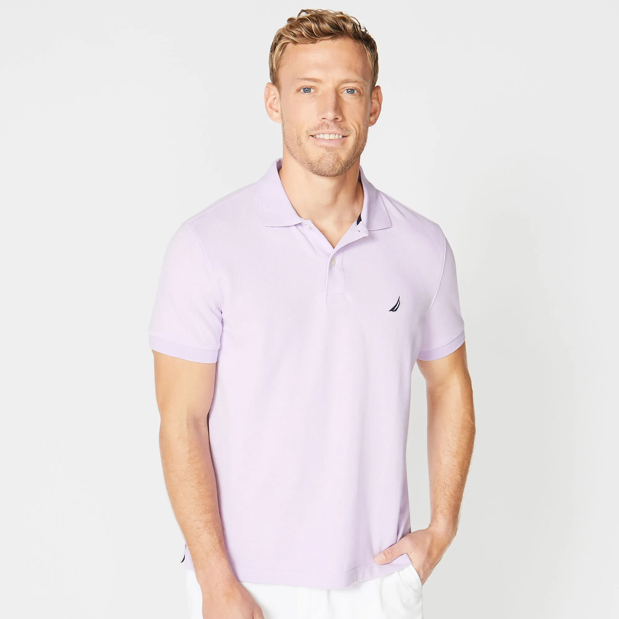 Nautica Mens Slim Fit Deck Polo