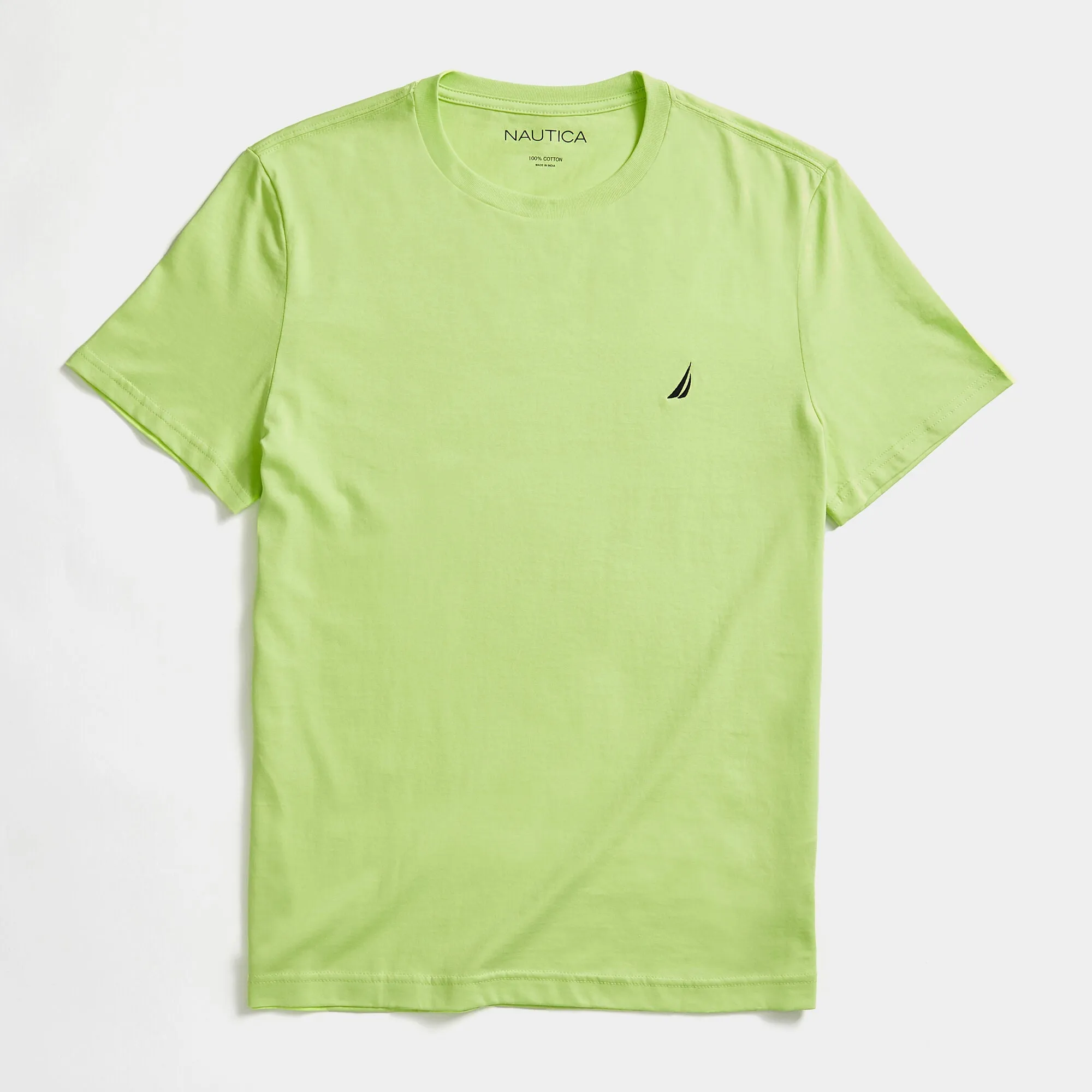 Nautica Mens Solid Crewneck T-Shirt