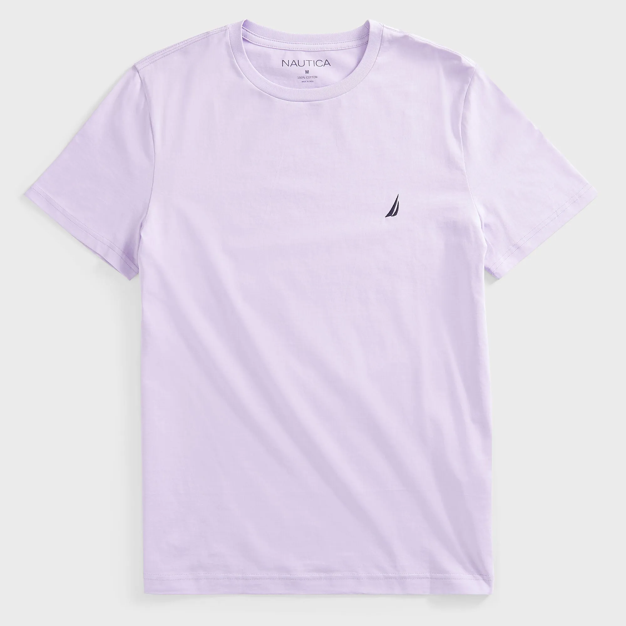 Nautica Mens Solid Crewneck T-Shirt