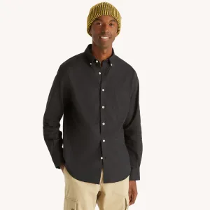 Nautica Mens Solid Oxford Shirt