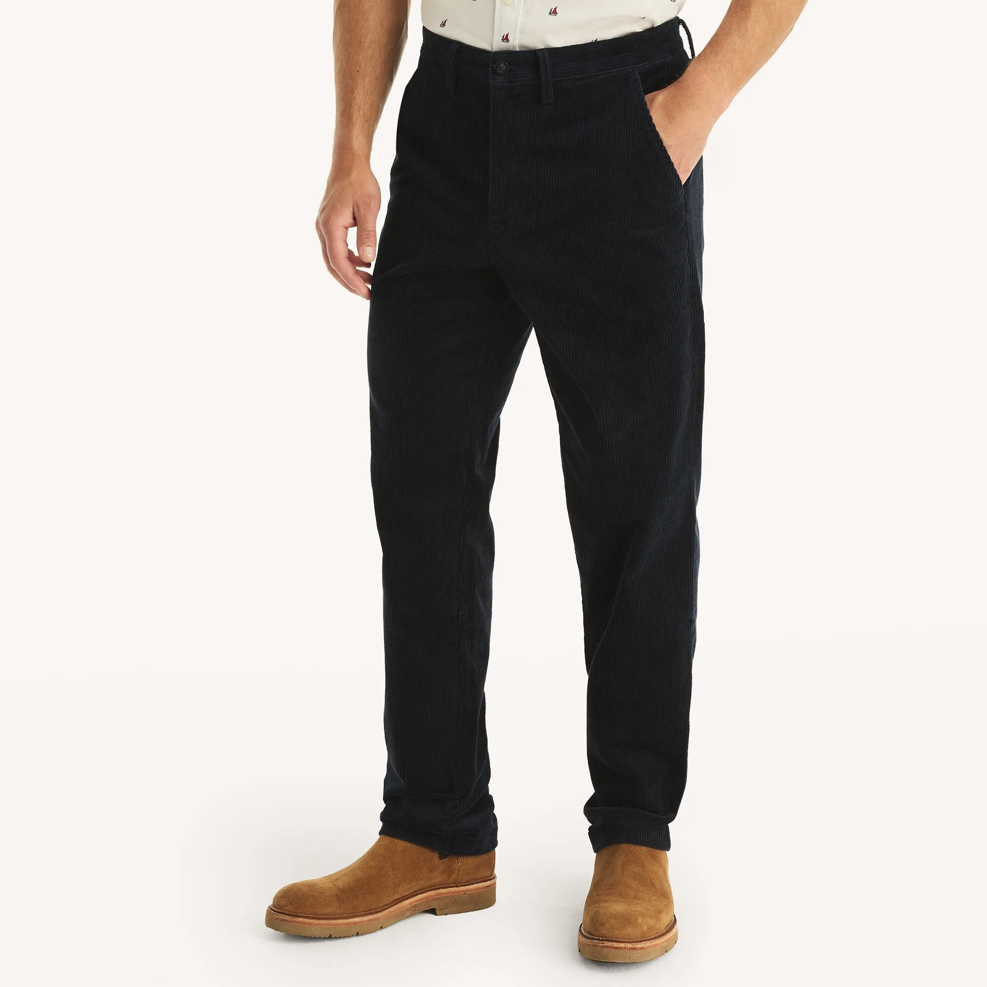 Nautica Mens Stretch Corduroy Pant