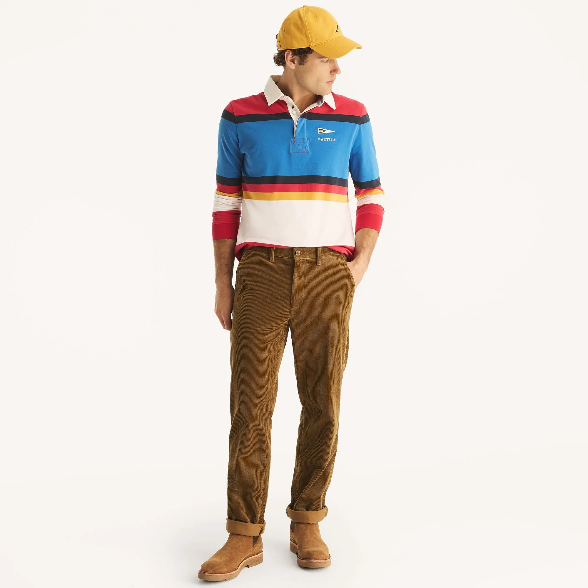 Nautica Mens Stretch Corduroy Pant