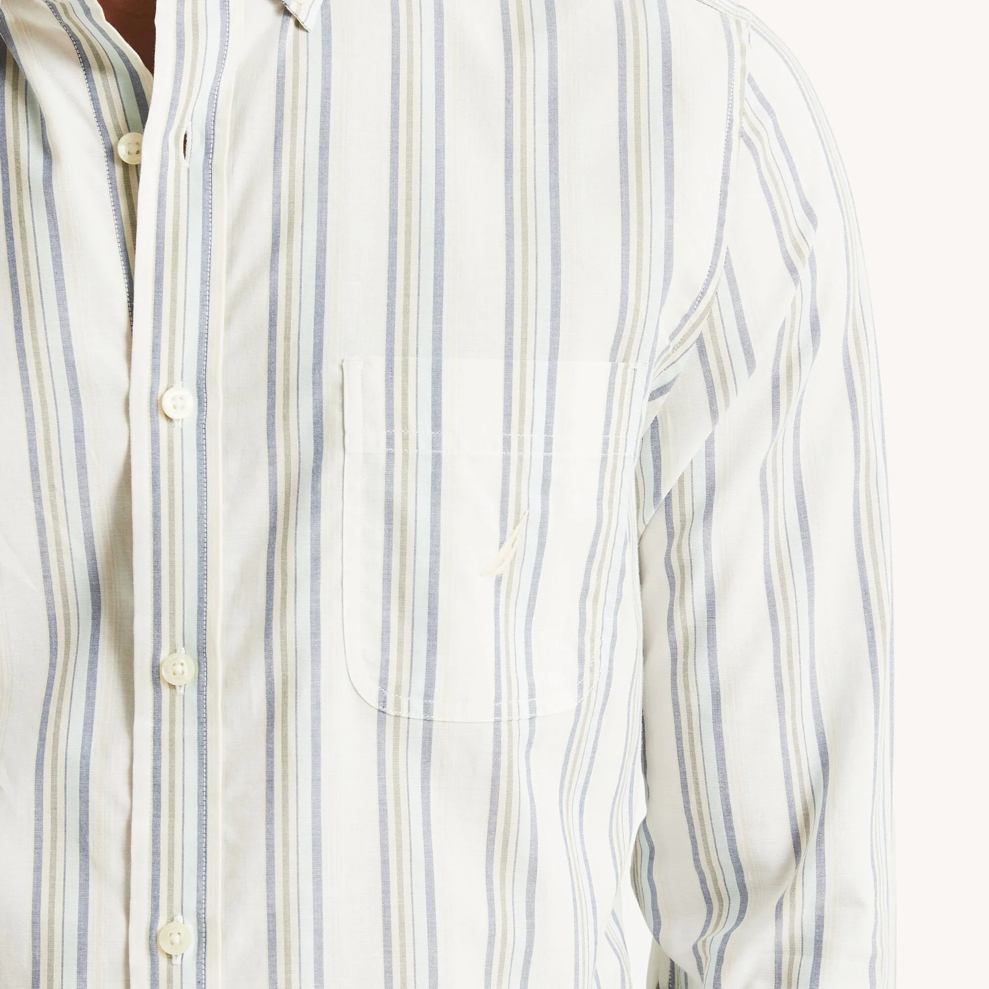 Nautica Mens Striped Shirt