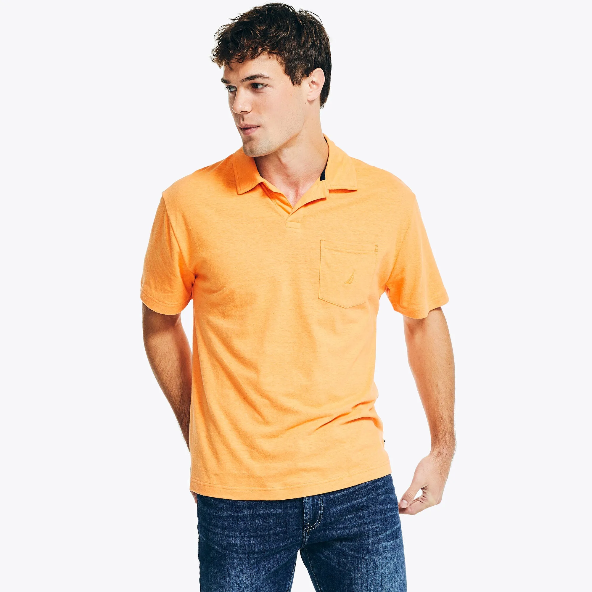 Nautica Mens Sustainably Crafted Classic Fit Polo
