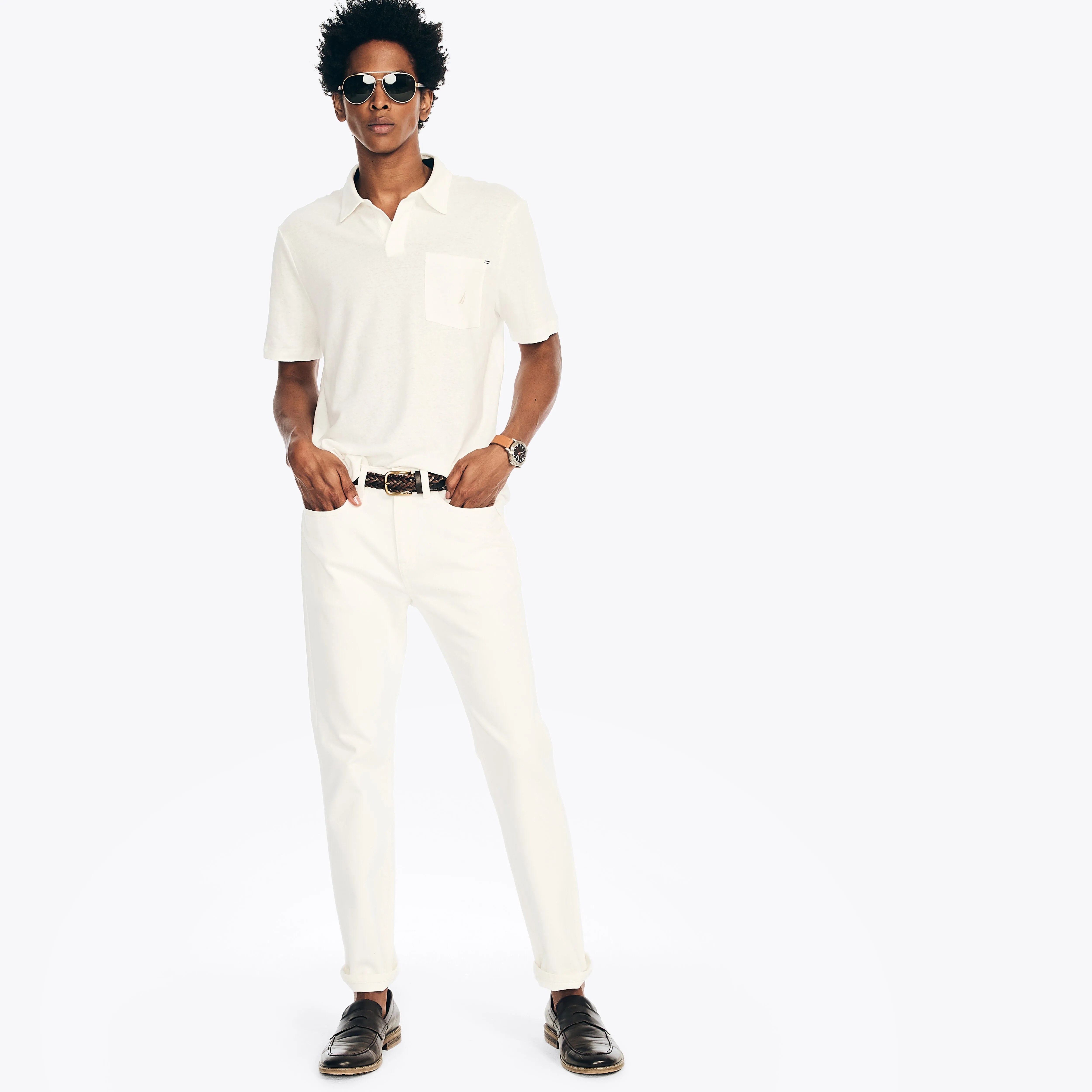 Nautica Mens Sustainably Crafted Classic Fit Polo