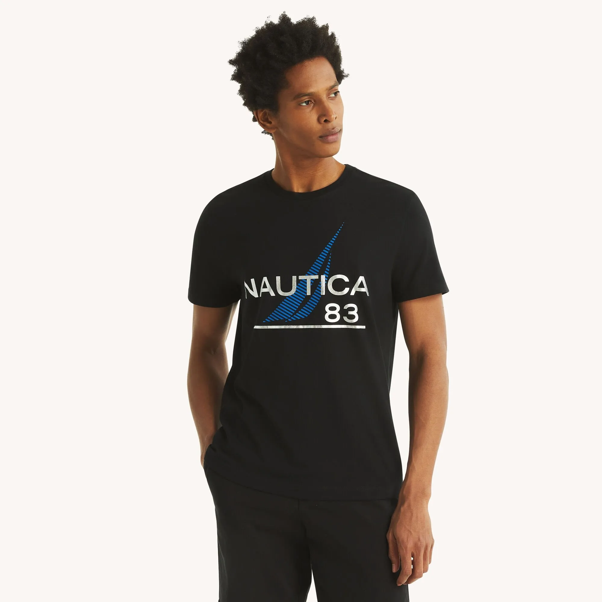 Nautica Mens Sustainably Crafted Nautica '83 Graphic T-Shirt