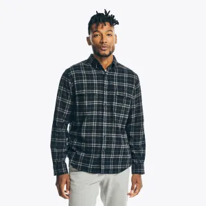 Nautica Mens Sustainably Crafted Plaid Flannel Shirt