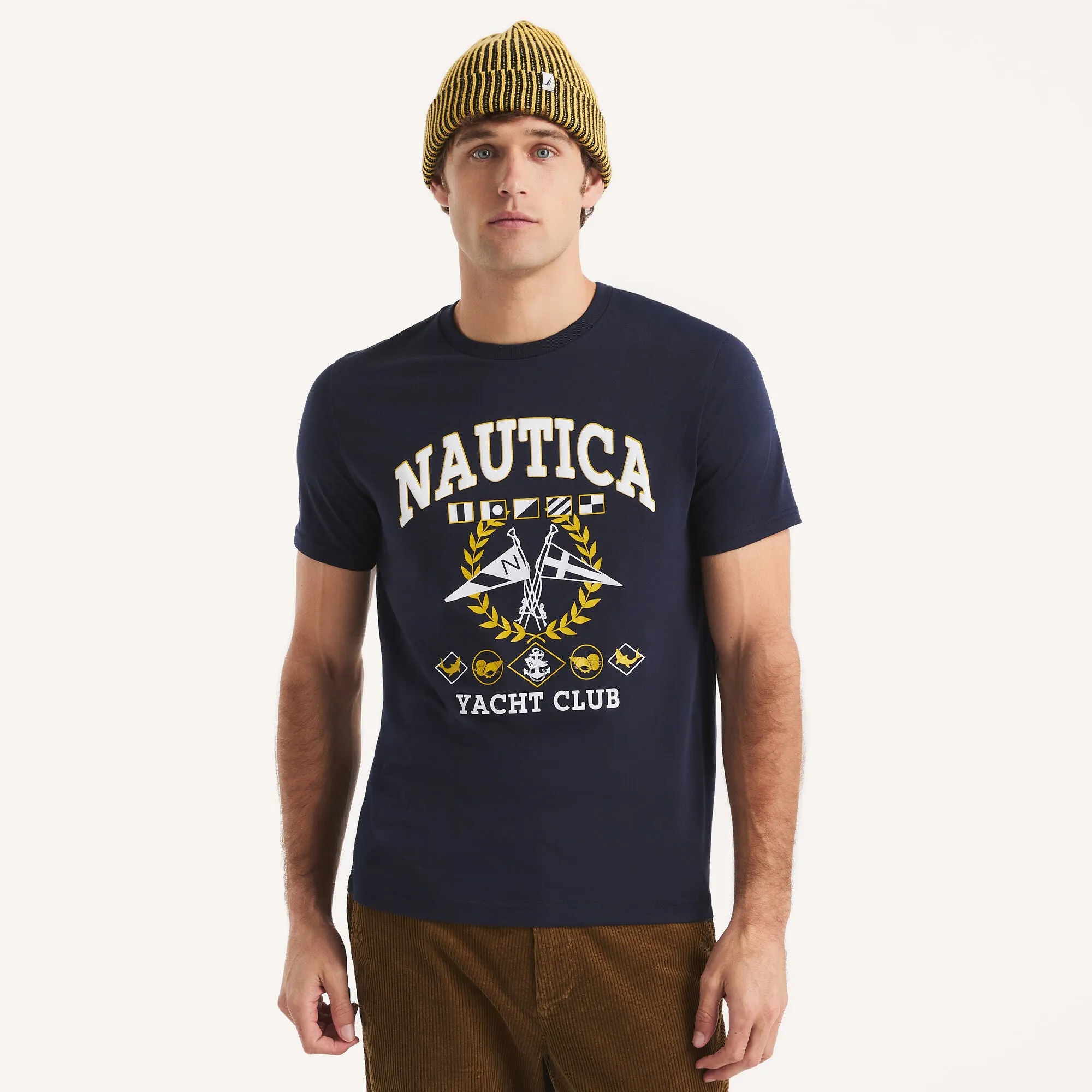 Nautica Mens Yacht Club Graphic T-Shirt