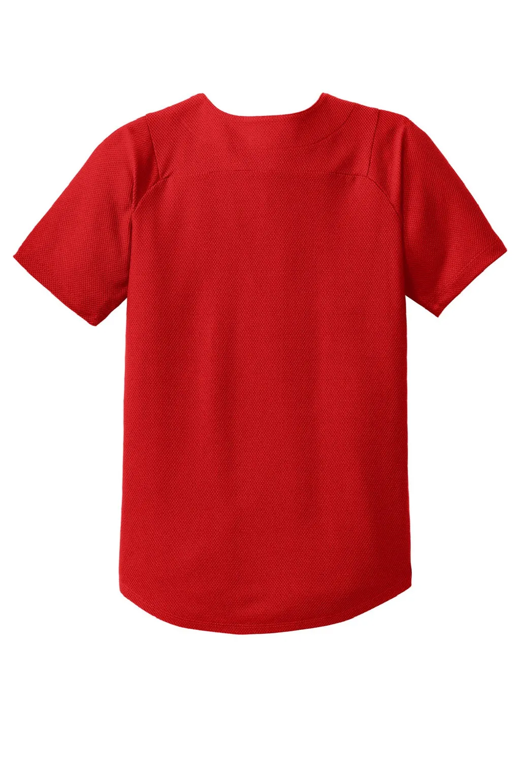 New Era Youth Diamond Era Moisture Wicking Short Sleeve Jersey - Scarlet Red