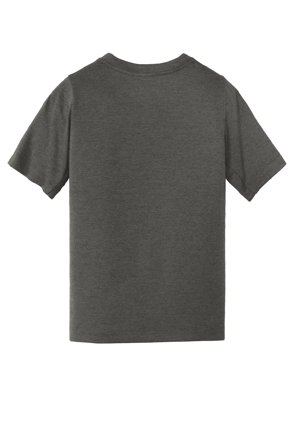 New Era Youth Series Performance Jersey Moisture Wicking Short Sleeve Crewneck T-Shirt - Graphite Grey