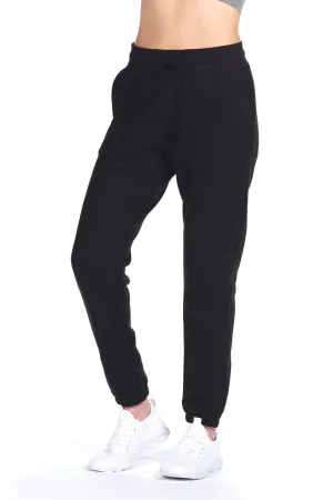Next Level Mens Fleece Sweatpants w/ Pockets - Black