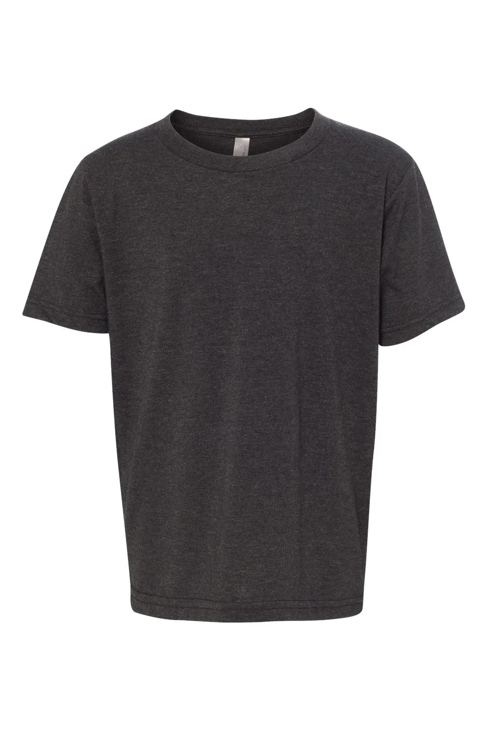 Next Level Youth CVC Jersey Short Sleeve Crewneck T-Shirt - Charcoal Grey
