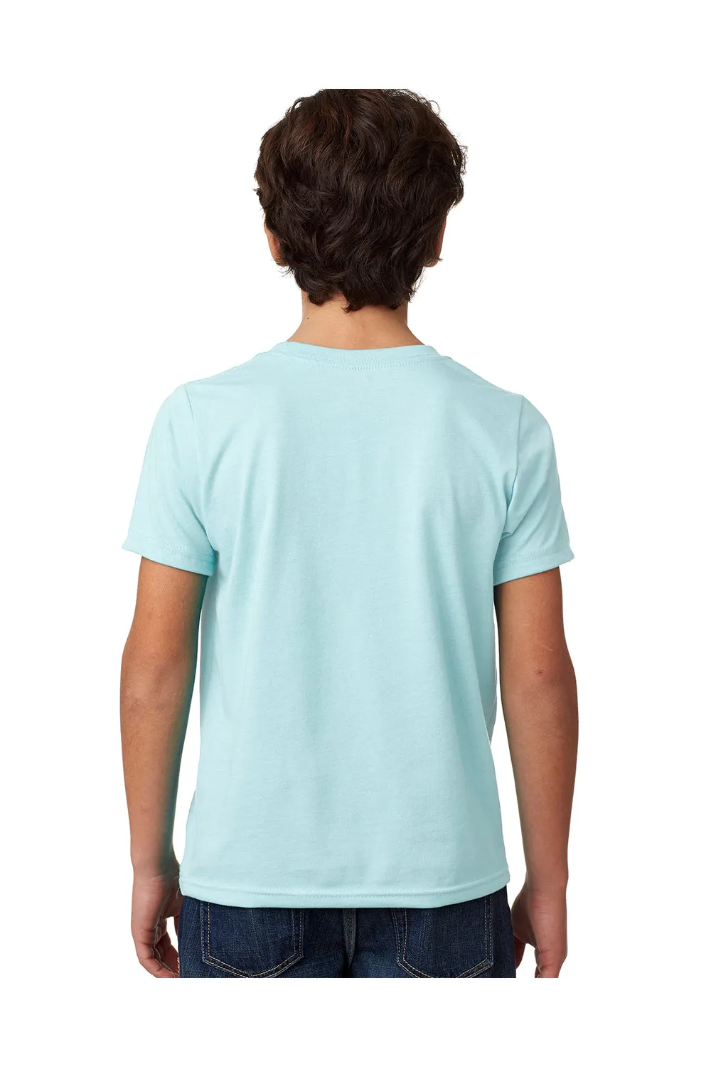 Next Level Youth CVC Jersey Short Sleeve Crewneck T-Shirt - Ice Blue