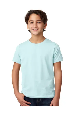 Next Level Youth CVC Jersey Short Sleeve Crewneck T-Shirt - Ice Blue
