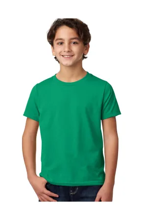 Next Level Youth CVC Jersey Short Sleeve Crewneck T-Shirt - Kelly Green