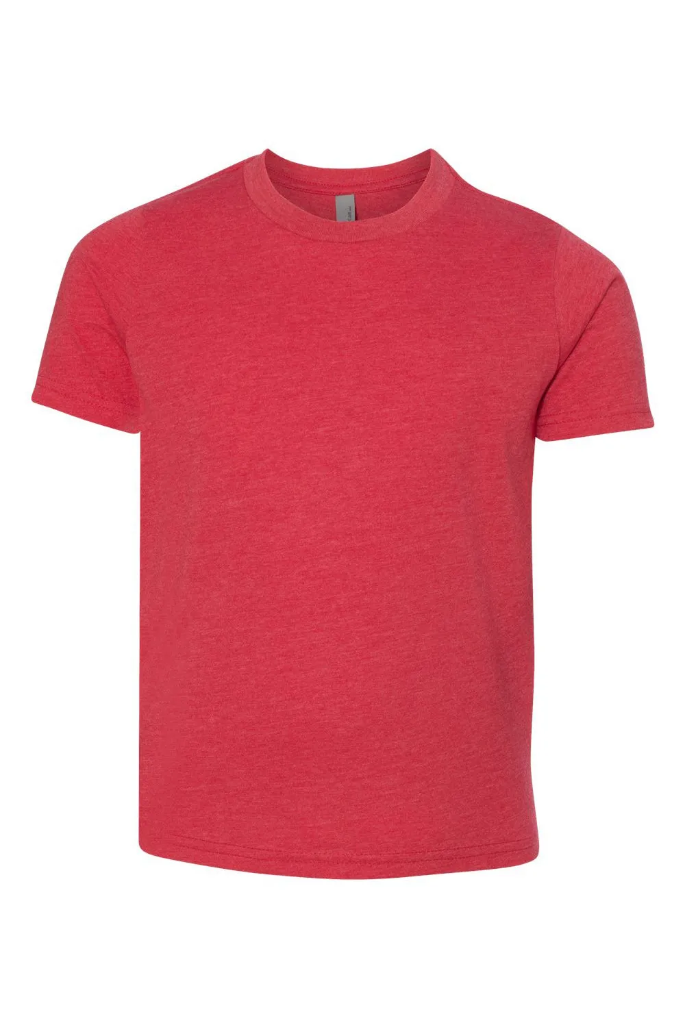 Next Level Youth CVC Jersey Short Sleeve Crewneck T-Shirt - Red