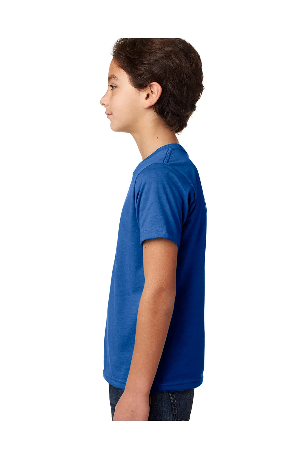 Next Level Youth CVC Jersey Short Sleeve Crewneck T-Shirt - Royal Blue