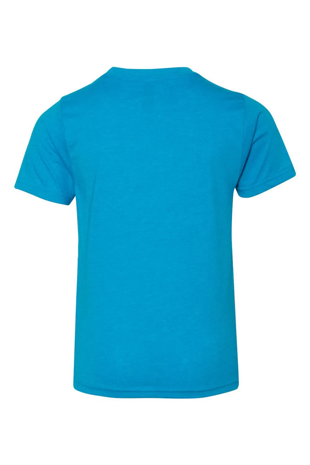 Next Level Youth CVC Jersey Short Sleeve Crewneck T-Shirt - Turquoise Blue