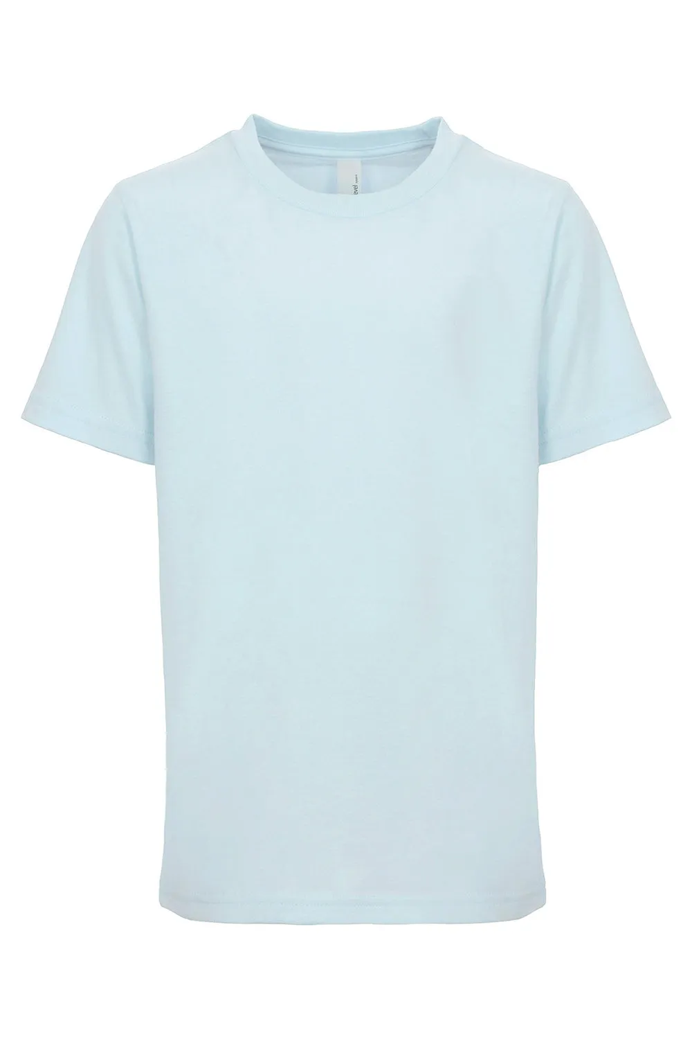 Next Level Youth Fine Jersey Short Sleeve Crewneck T-Shirt - Light Blue