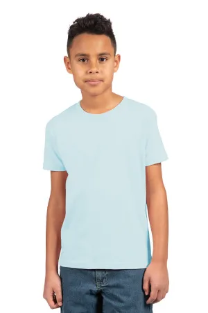 Next Level Youth Fine Jersey Short Sleeve Crewneck T-Shirt - Light Blue