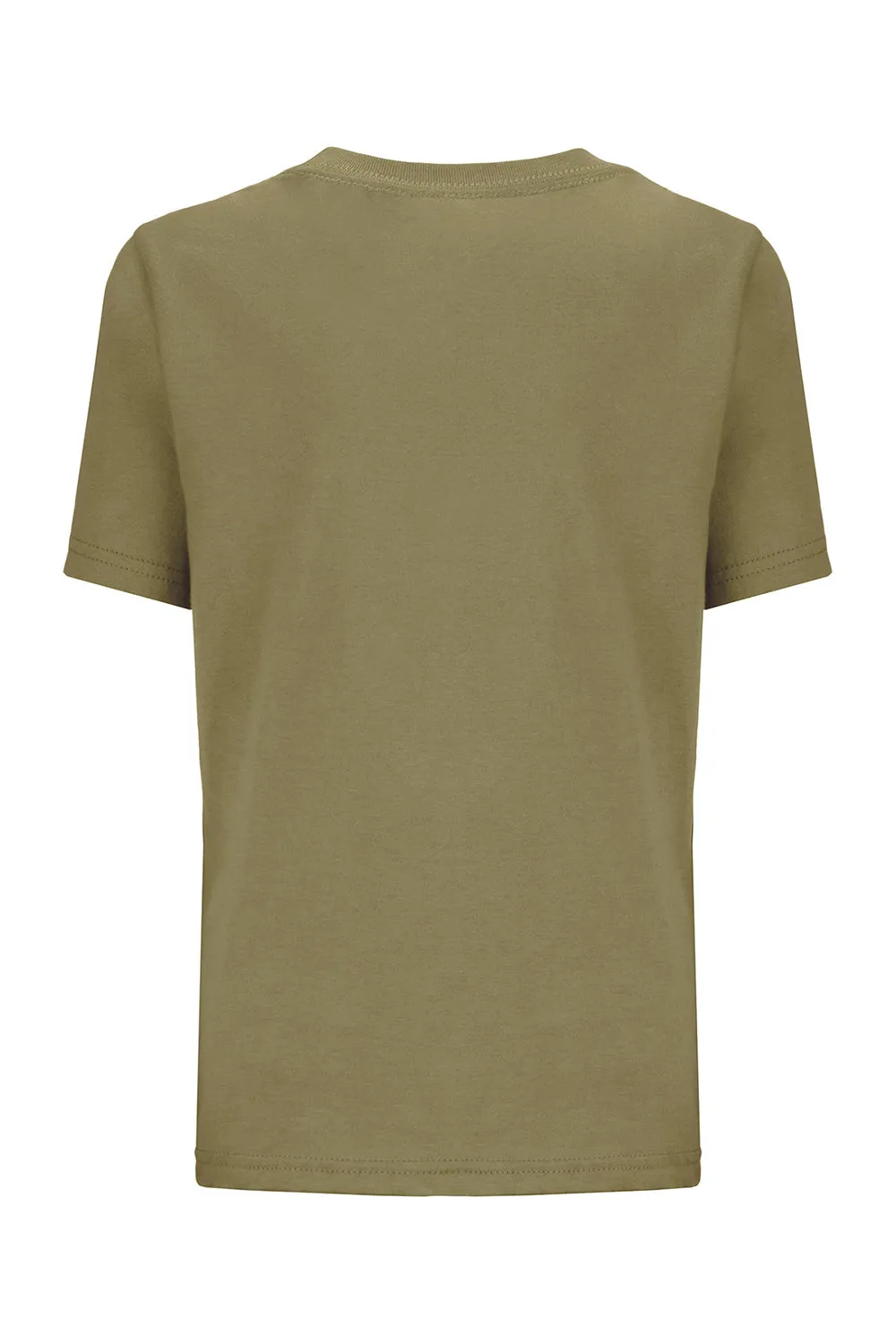 Next Level Youth Fine Jersey Short Sleeve Crewneck T-Shirt - Military Green