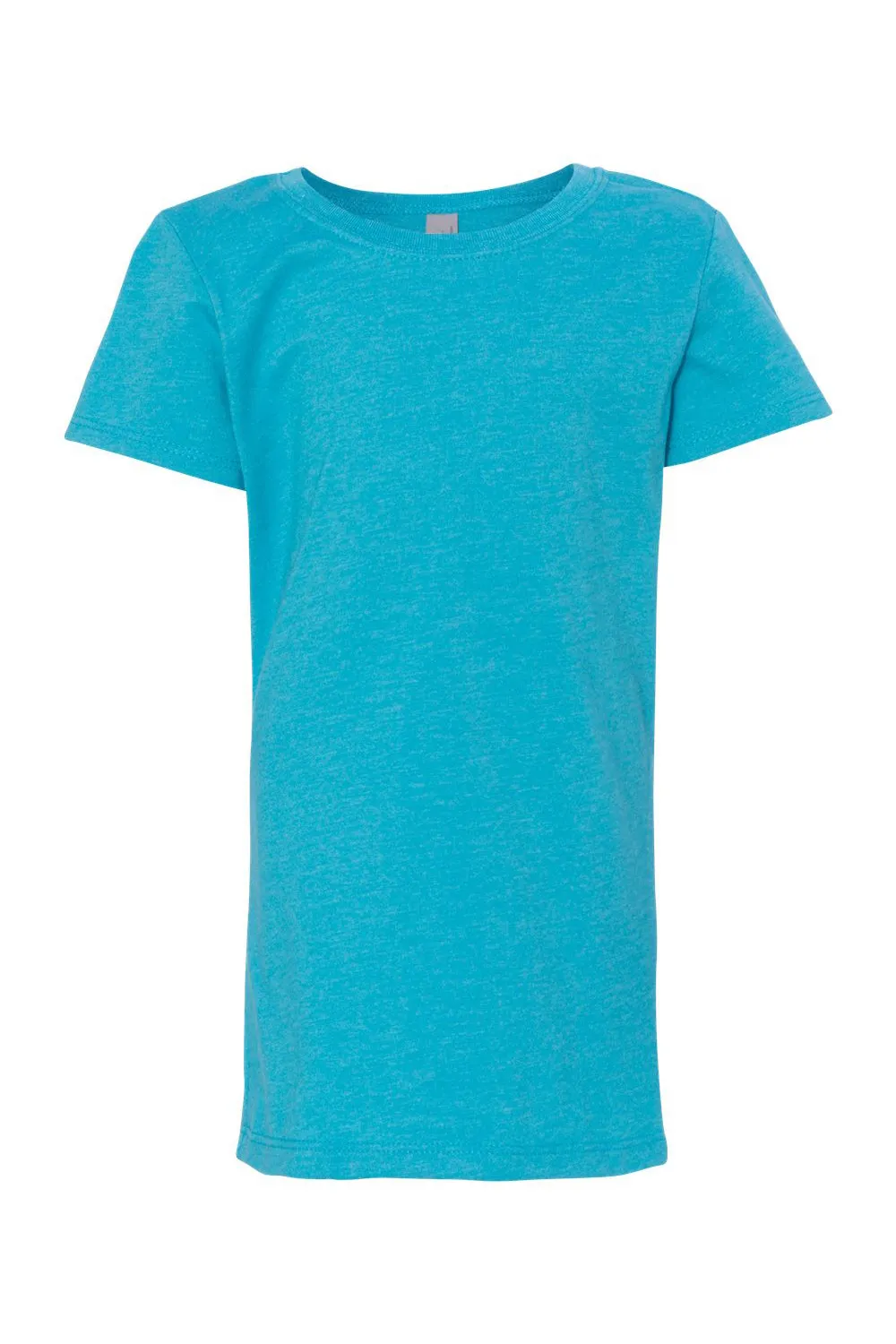 Next Level Youth Princess CVC Jersey Short Sleeve Crewneck T-Shirt - Bondi Blue