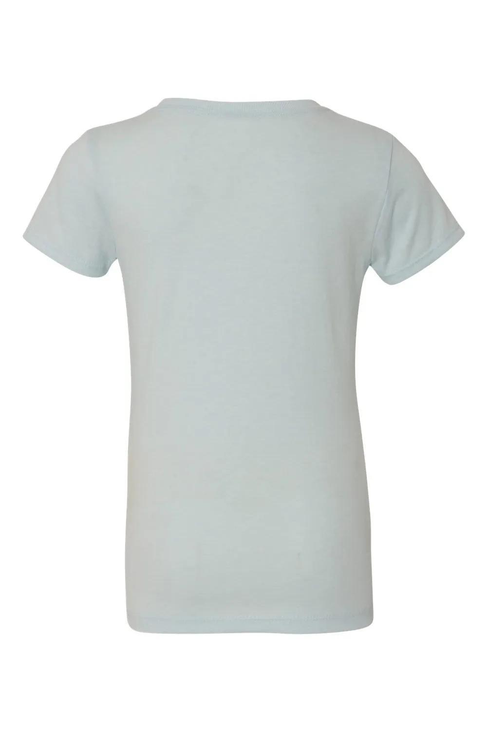 Next Level Youth Princess CVC Jersey Short Sleeve Crewneck T-Shirt - Ice Blue