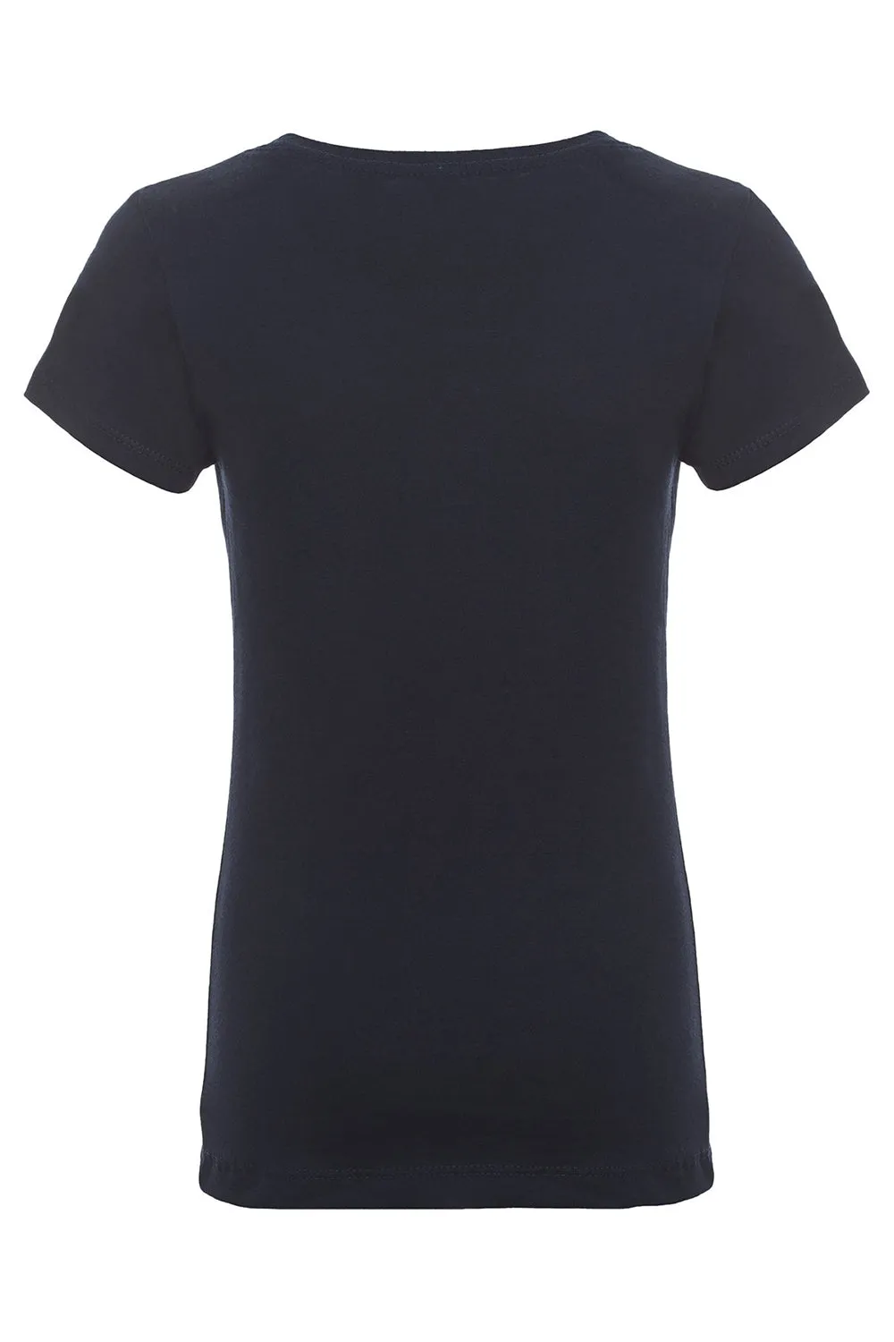 Next Level Youth Princess Fine Jersey Short Sleeve Crewneck T-Shirt - Midnight Navy Blue