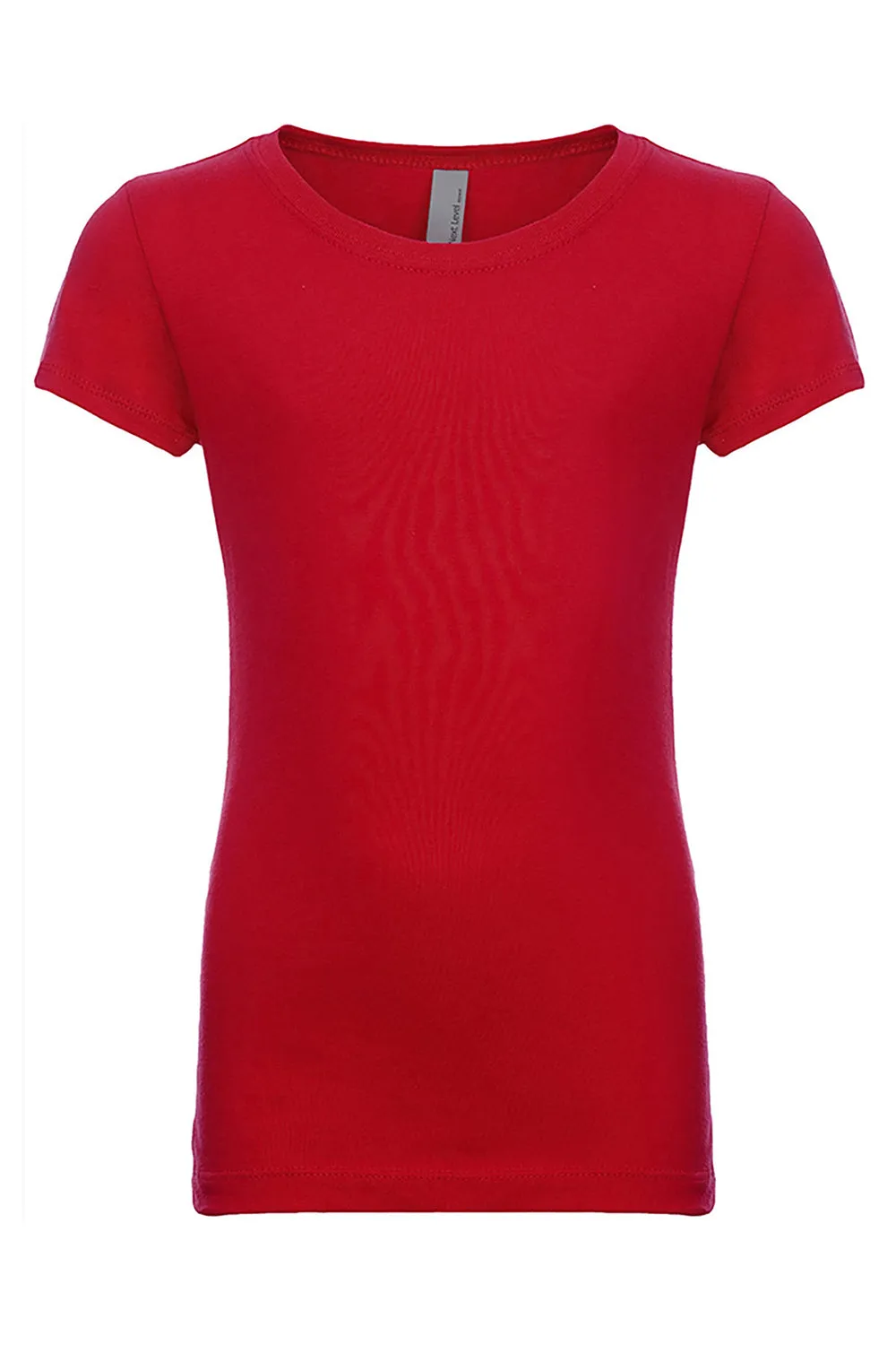 Next Level Youth Princess Fine Jersey Short Sleeve Crewneck T-Shirt - Red