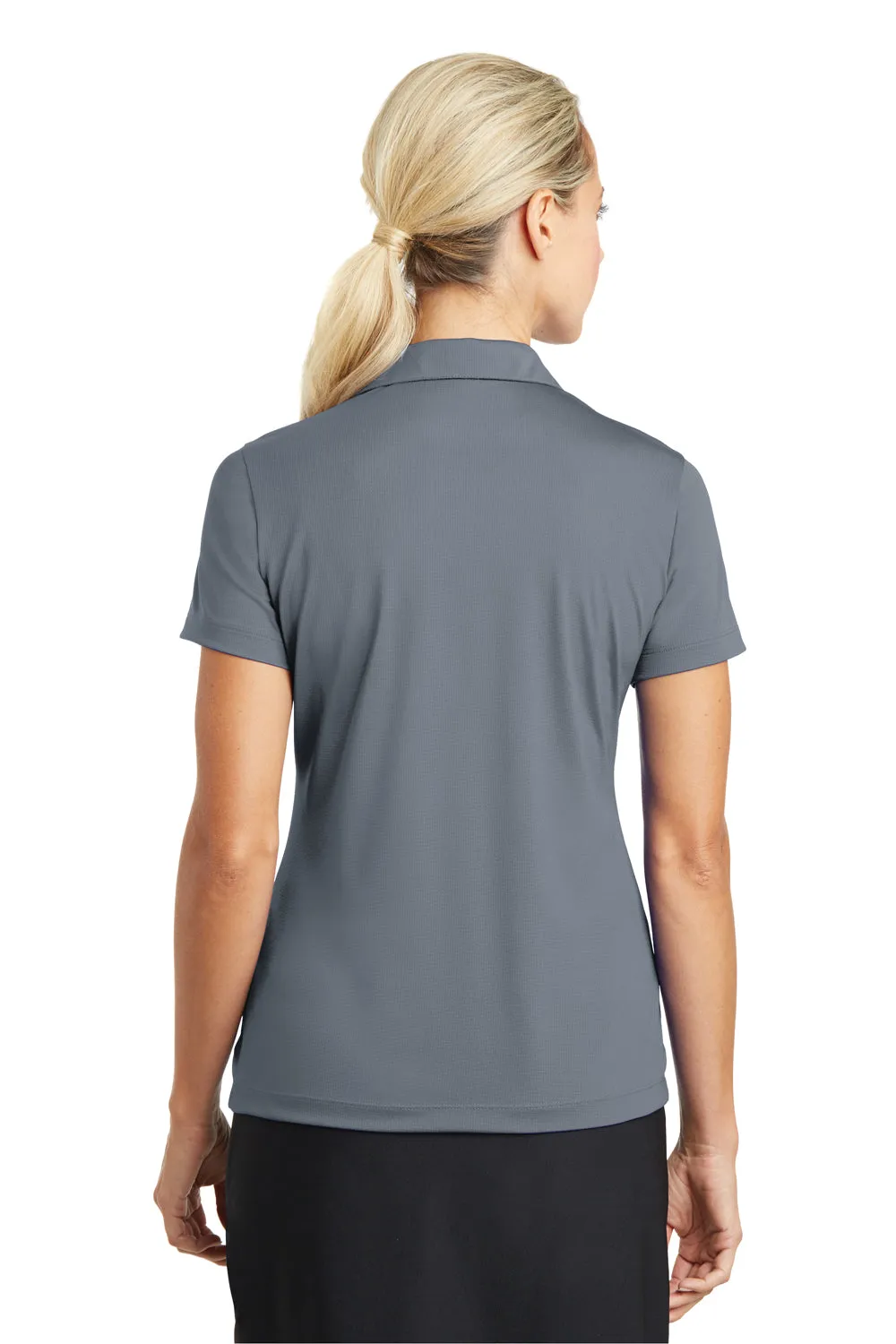 Nike Womens Dri-Fit Moisture Wicking Short Sleeve Polo Shirt - Cool Grey