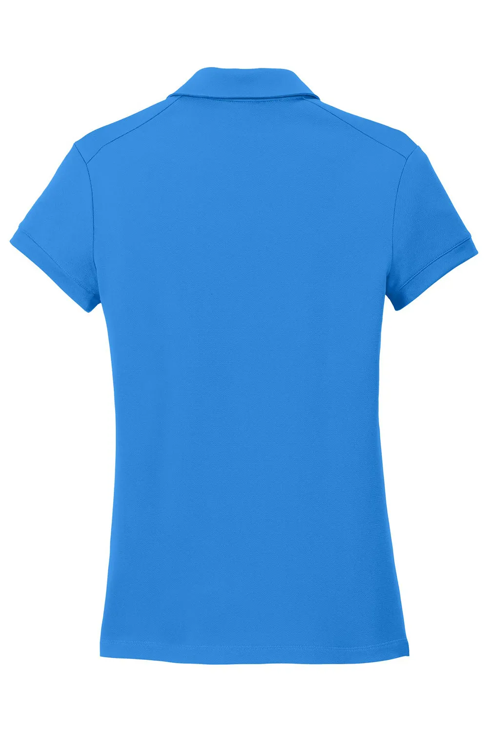 Nike Womens Icon Dri-Fit Moisture Wicking Short Sleeve Polo Shirt - Light Photo Blue