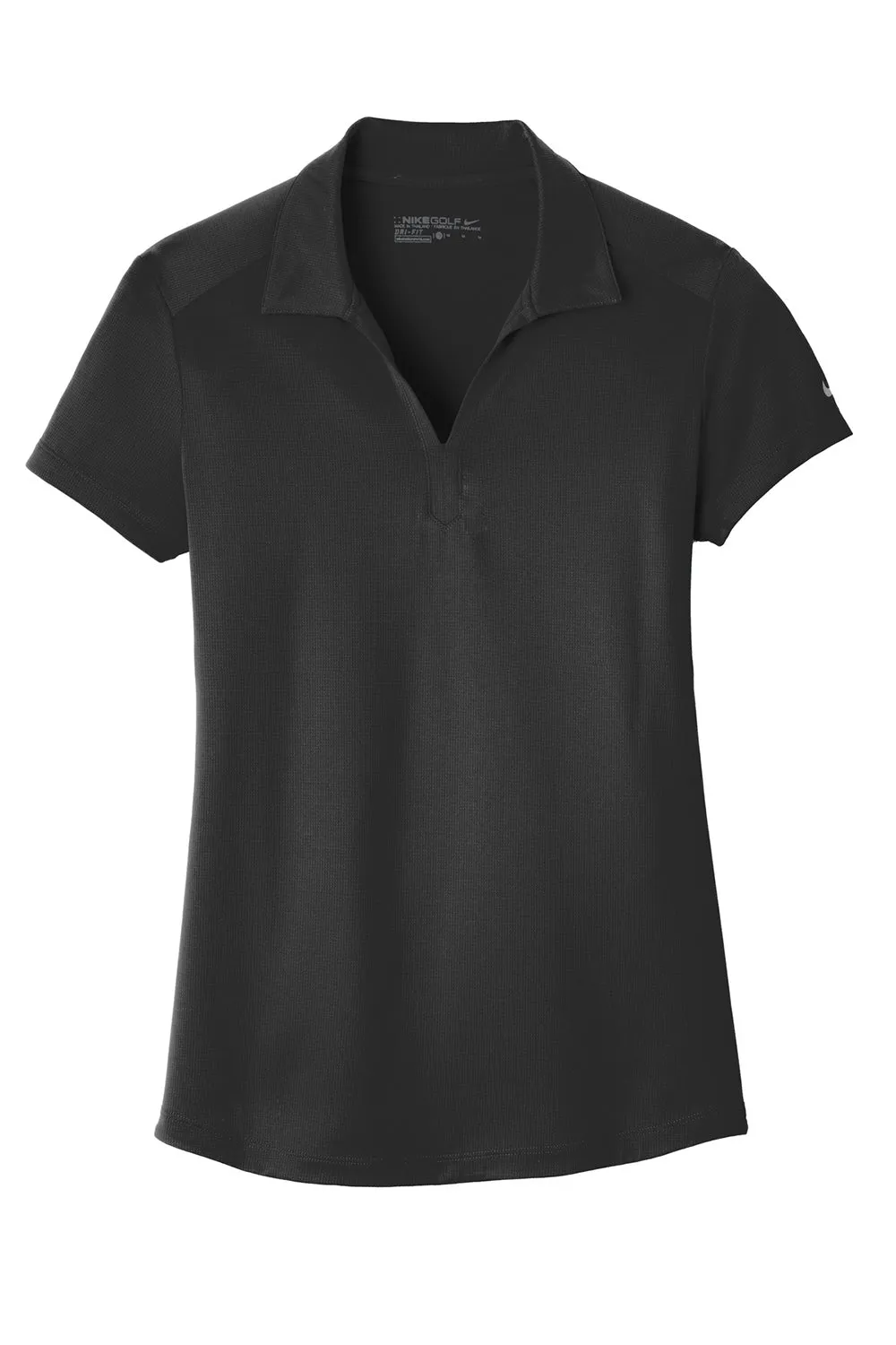 Nike Womens Legacy Dri-Fit Moisture Wicking Short Sleeve Polo Shirt - Black