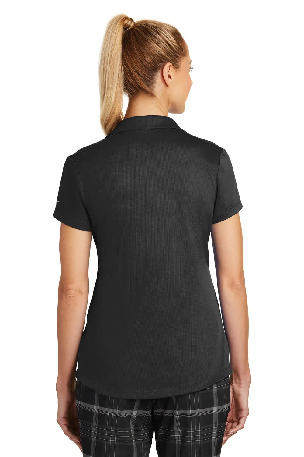 Nike Womens Legacy Dri-Fit Moisture Wicking Short Sleeve Polo Shirt - Black