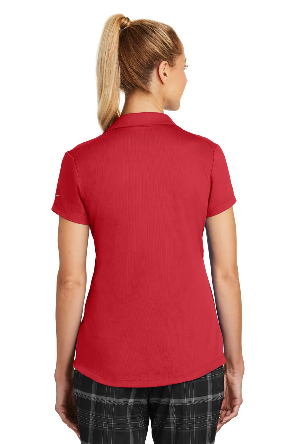Nike Womens Legacy Dri-Fit Moisture Wicking Short Sleeve Polo Shirt - Gym Red