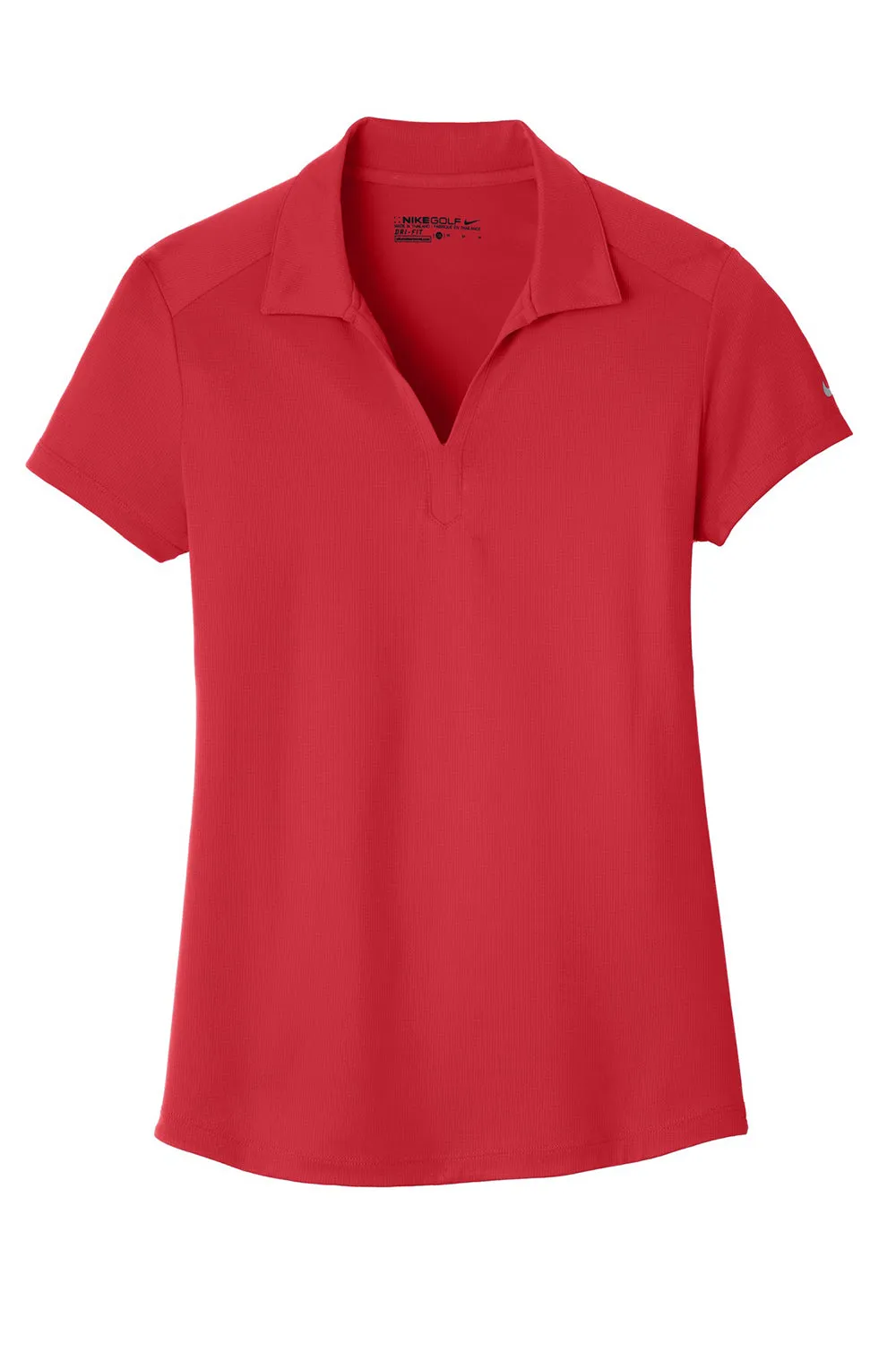 Nike Womens Legacy Dri-Fit Moisture Wicking Short Sleeve Polo Shirt - Gym Red