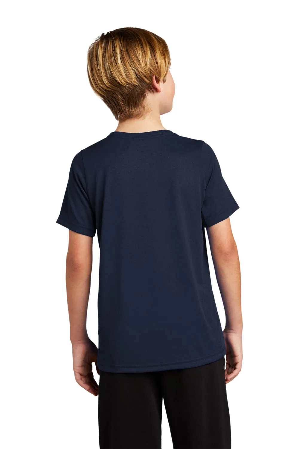 Nike Youth Legend Dri-Fit Moisture Wicking Short Sleeve Crewneck T-Shirt - College Navy Blue