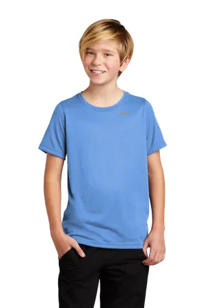 Nike Youth Legend Dri-Fit Moisture Wicking Short Sleeve Crewneck T-Shirt - Valor Blue